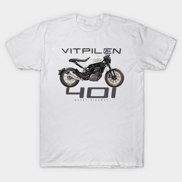 Husqvarna Vitpilen 401 18, Sts T-Shirt by MessyHighway